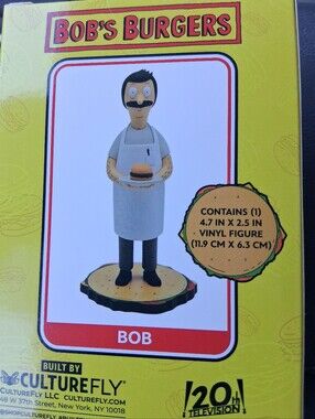 Bob's Burger Bob Culturefly 4" Vinyl Figure - New In Box